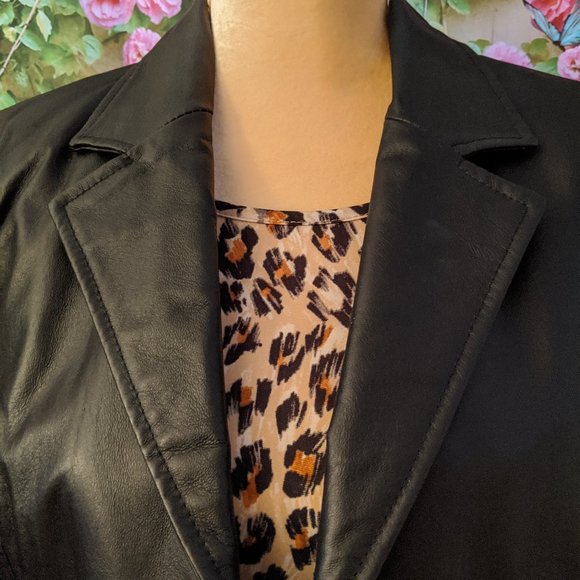 Kim Rogers Women's Genuine Leather Jacket Size M - Picture 4 of 8